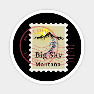 Big Sky Resort Montana USA. Gift Ideas For The Ski Enthusiast. Magnet